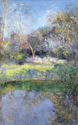 Apfelbaum und Halbmond